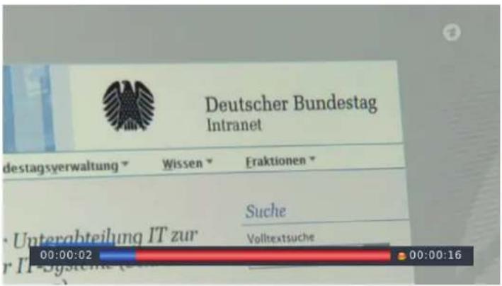 Deutscher Bundestag Intranet destagsverwaltung ▼ Wissen ▼ Eraktionen ▼ Suche Volltextsuche 00:00:02 00:00:16 Unterabteilung IT zur r IT-Systeme (Dau