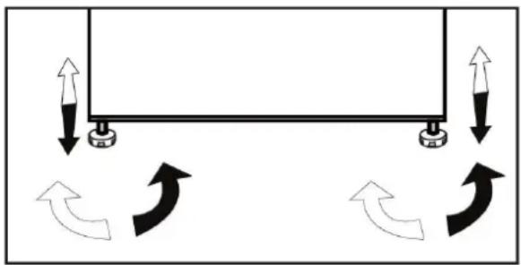 Diagram showing a beam supported at both ends with curved arrows indicating rotational motion (no text or symbols)
