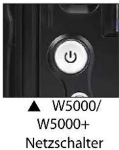 ▲ W5000/ W5000+ Netzschalter