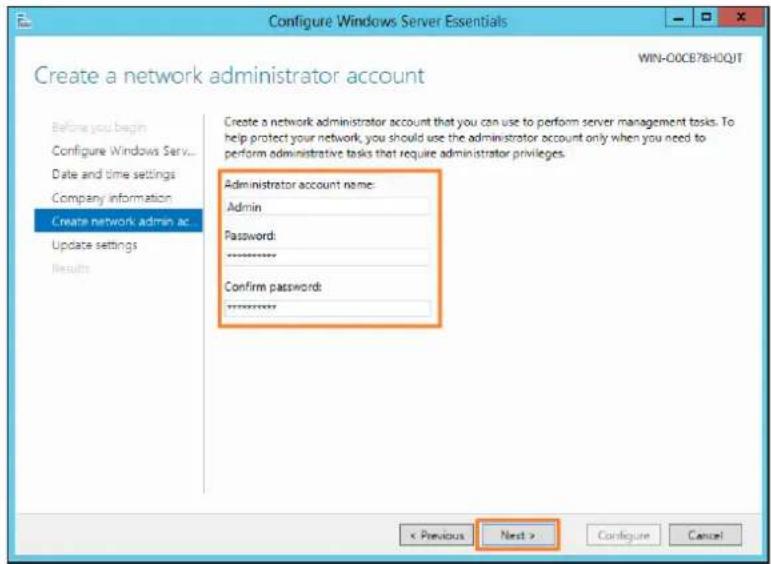 Thecus W5000+ - - Eine neue Active Directory Umgebung erstellen. - 5