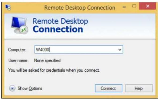 Thecus W5000+ - Erstellen Sie eine Verbindung zu Ihrem WSSE über die Remotedesktpverbindung - 1