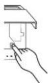 MITSUBISHI SET-MSZ-EF25VEW - When the remote controller cannot be used... - 1
