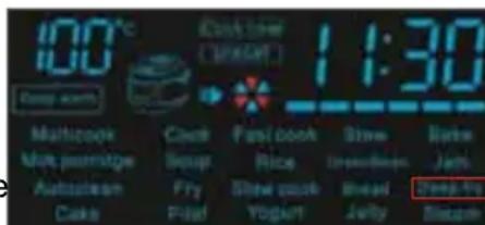 100°C Deep cook Multicook Nut Frontier Autoclean Cake Cash Soup Fry Salad Fast cook Rice Slow cook Yogurt Slow times Sweet bran Sweet Mix Sleep Only Sleep Only