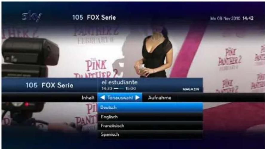 HUMAX S HD 4 - Filme/Serien in Original- oder Synchronfassung sehen - 1
