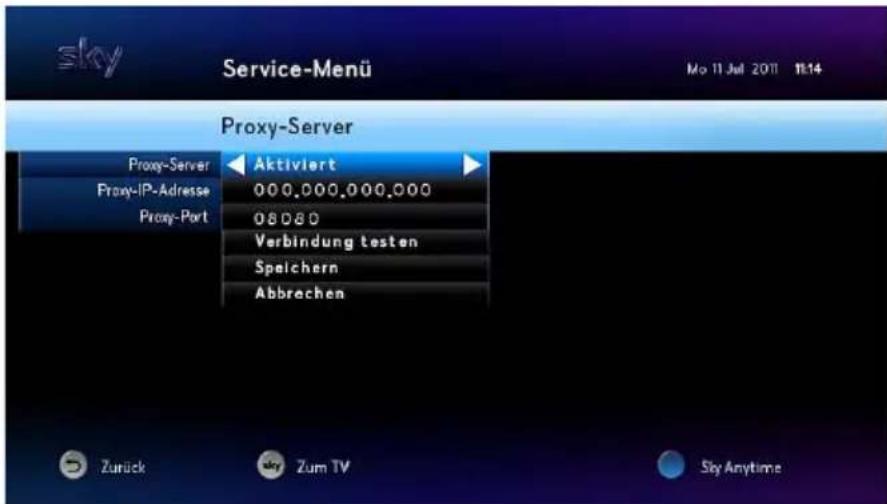 HUMAX S HD 4 - Der Proxy-Server - 1