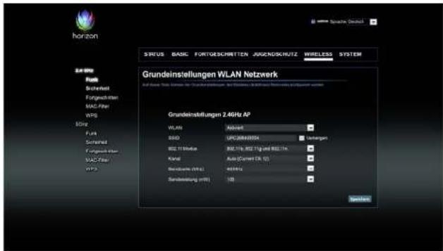 horizon SFRUS BASIC FORTGESCHRITTEN JUCKNOSKUTZ WIRELESS SYSTEM Grundeinstellungen WLAN Netzwerk Auf-Pause: 1000000000000000000000000000000000000000000000000000000000000000000000000000000000 Grundeinstellungen 2.4GHz AP WLAN Afluvart SAGD LPG288899994 Unterhang 832.11 Mioke 832.11g, 832.11g und 832.11h Kanal Auto (Current Ch. V) Sundanlage (MRL) 465862 Sundanlage (MRL) 123 System