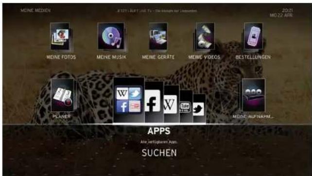 MEINE MEDIEN JETZIT/ÄERT LINE To - Die Kategorie für Lienzenden 2021 MD 22 APR MEINE FOTOS MEINE MUSIK MEINE GERÄTE MEINE VIDEOS BESTELLUNGEN PLAYER W f e f W Toue 3.000 MEISE AUFNAFM... APPS Are verfügbaren Apps. SUCHEN