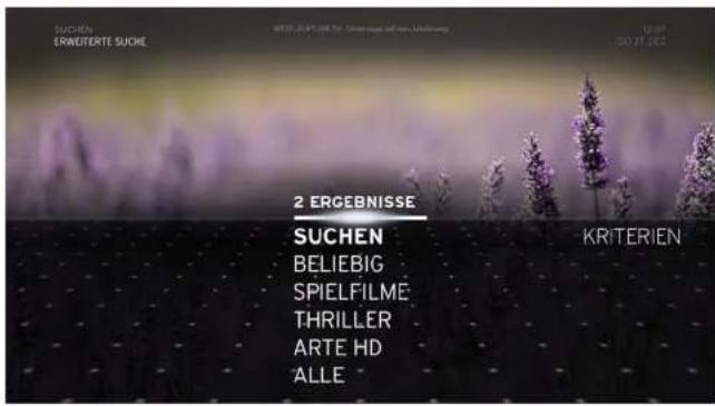 SUCHEN ERWEITERTE SUOHE 2 ERGEBNISSE SUCHEN BELIEBIG SPIELFILME THRILLER ARTE HD ALLE Kriterien