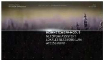 HEIMNETZWERK MODUS NETZWERR ASSISTENT LOKALES NETZWERR (LAN) ACCESS POINT