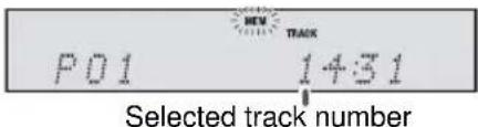 P01 1431 Selected track number