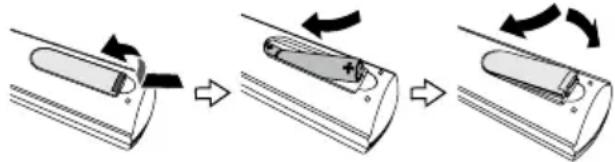 SHARP XL-LS703BHGB - Battery installation - 1
