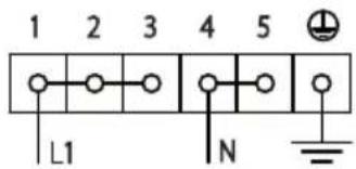 1 2 3 4 5 L1 N