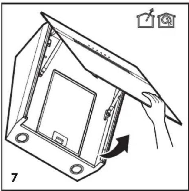 BEKO HCA62844BH - Dunstabzugshaube an der Wand montieren - 1