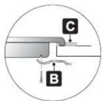 C B