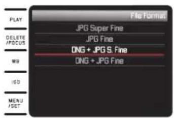 LEICA X-U Typ 113 - Selecting a setting/value in a sub-menu: - 1