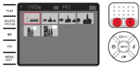 LEICA X-U Typ 113 - Accessing Additional Displays when Viewing a Zoomed Image - 1