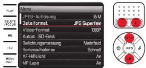 LEICA X-U Typ 113 - BLÄTTERN IN DER MENÜLISTE: - 1