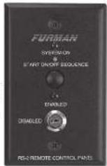 Furman RS-2 - R S - 2 MOMENTARY CONTACT REMOTE CONTROL PANEL - 2