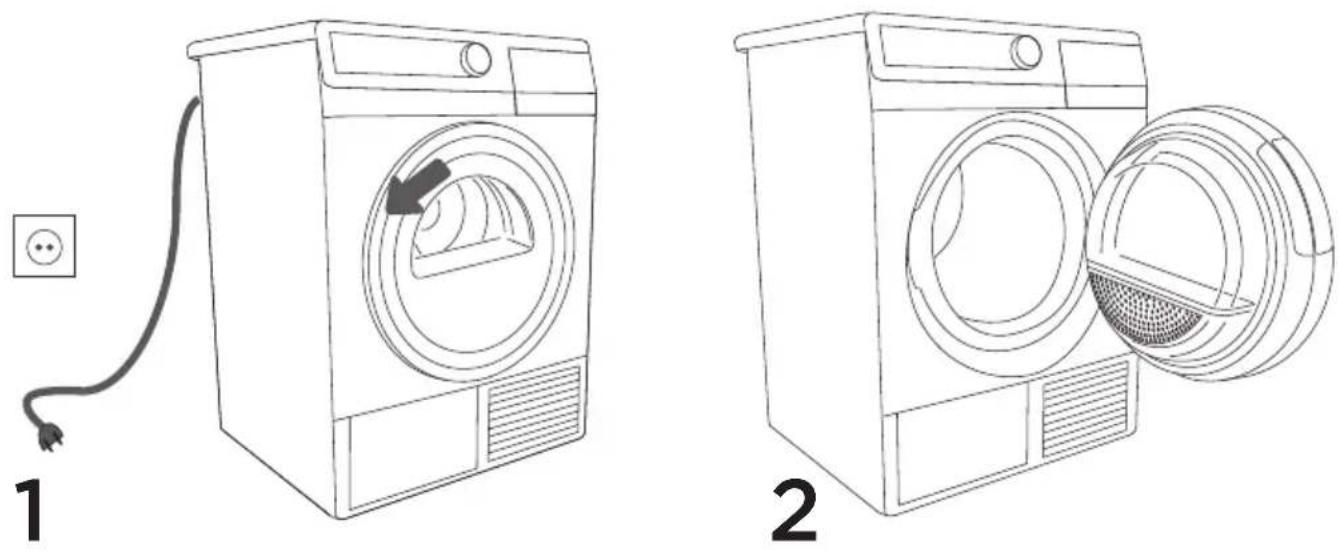 GORENJE D85F66NO - VOR DER ERSTEN INBETRIEBNAHME - 1