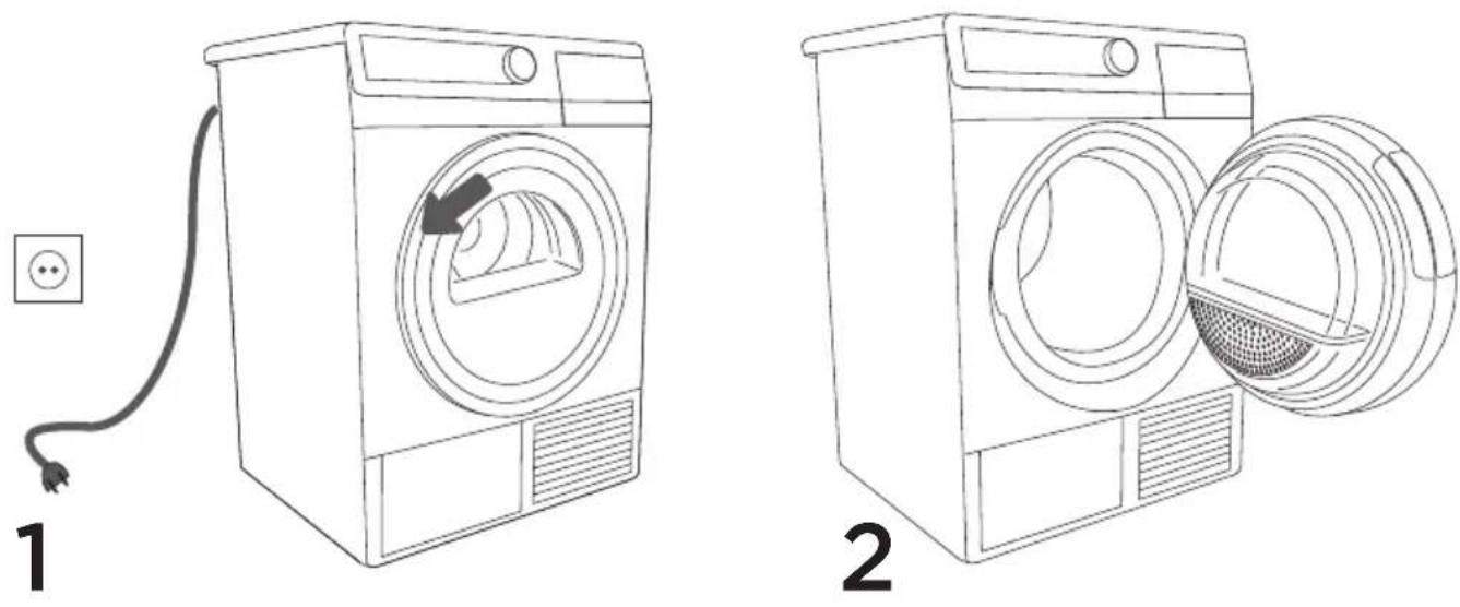 GORENJE D85F66NA - VOR DER ERSTEN INBETRIEBNAHME - 1