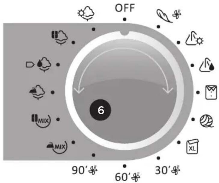 GORENJE D85F66NR - SCHRITT: AUSWAHL DES PROGRAMMS - 2