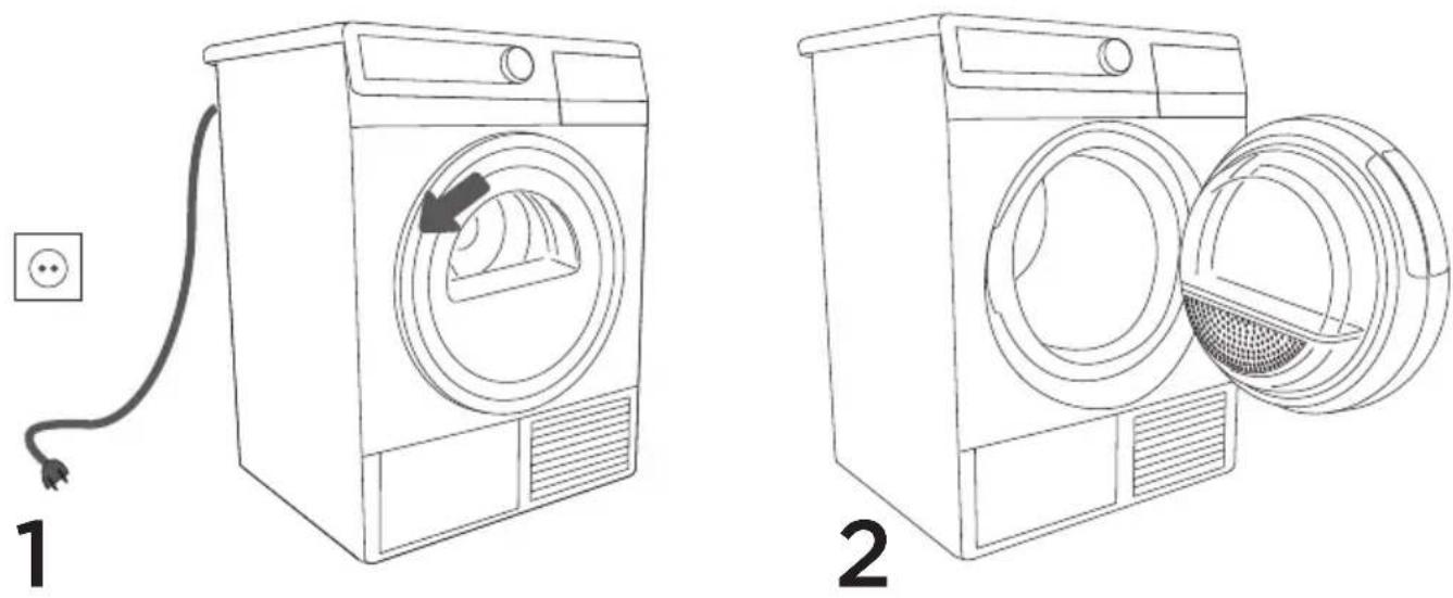 GORENJE D85F66NR - VOR DER ERSTEN INBETRIEBNAHME - 1