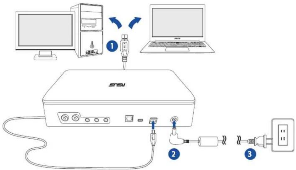 ASUS SBW-S1 Pro - Step 1: Connecting to your computer - 1