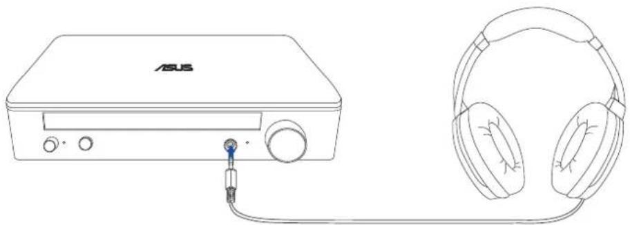 ASUS SBW-S1 Pro - Connecting stereo headphones - 1