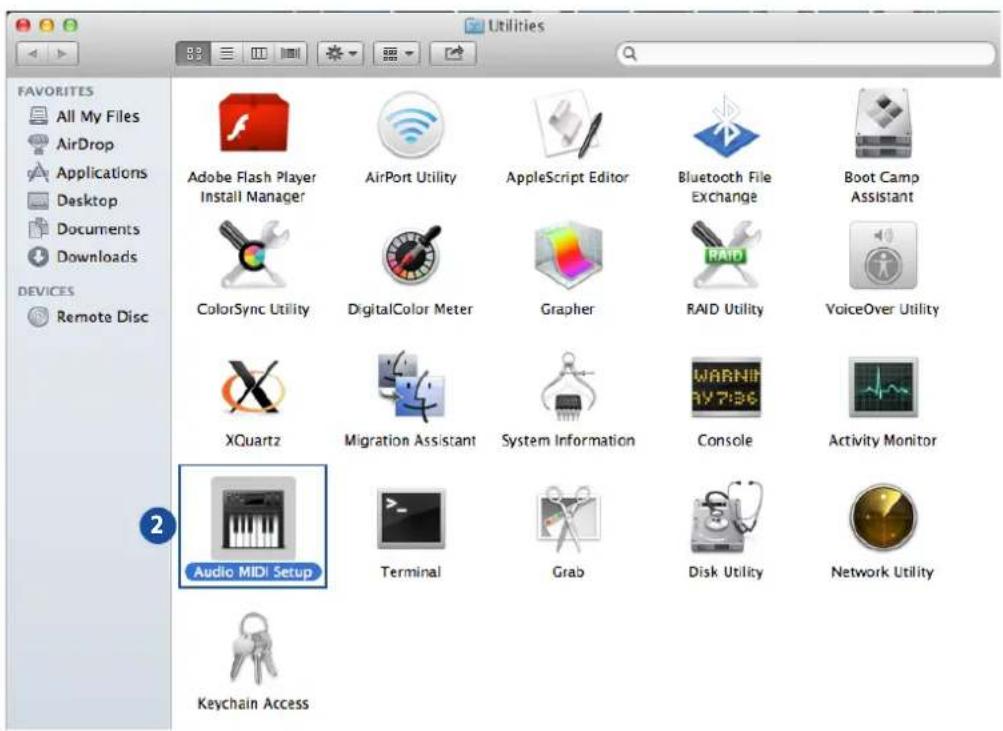 FAVORITES All My Files AirDrop Applications Desktop Documents Downloads DEVICES Remote Disc Adobe Flash Player Install Manager AirPort Utility AppleScript Editor Bluetooth File Exchange Boot Camp Assistant ColorSync Utility DigitalColor Meter Grapher RAID Utility VoiceOver Utility XQuartz Migration Assistant System Information WARNH V7:36 Console Activity Monitor Audio MIDI Setup Terminal Grab Disk Utility Network Utility Keychain Access