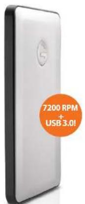 7200 RPM + USB 3.0!