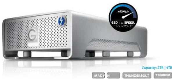 480MB/s SSD IEC SPEED, H200 CAPACITY Capacity: 2TB | 4TB MACY ON THUNDERBOLT T200RPM