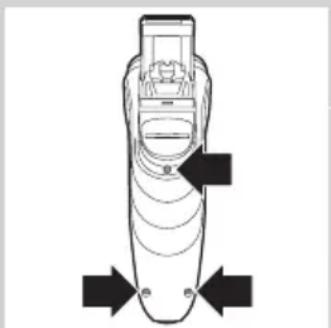 PHILIPS SHAVER 3000 PowerTouch HQ6923 - Akupatarei eemaldamine - 1