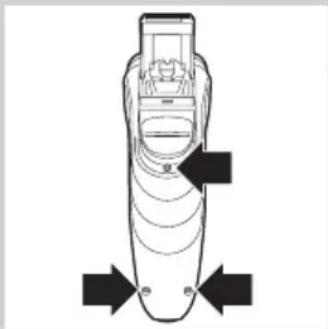 PHILIPS SHAVER 3000 PowerTouch HQ6923 - Vyberanie nabíjatelnej batérie - 1