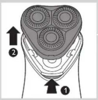 PHILIPS SHAVER 3000 PowerTouch HQ6923 - În fiecare lună: capetele de bărbierire - 1