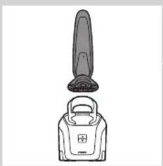 PHILIPS CP9331 - Charging in the Jet Clean System (RQ1285, RQ1260/21, RQ1250/21 only) - 1