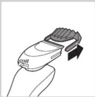 PHILIPS CP9331 - Using the Beard Styler attachment without comb - 1