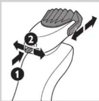 PHILIPS CP9331 - Den Bart-Styler-Aufsatz mit Kamm verwenden - 2