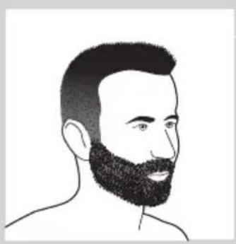 PHILIPS CP9331 - Beard styles - 2