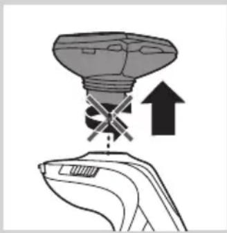PHILIPS CP9331 - Replacing the shaving unit - 2