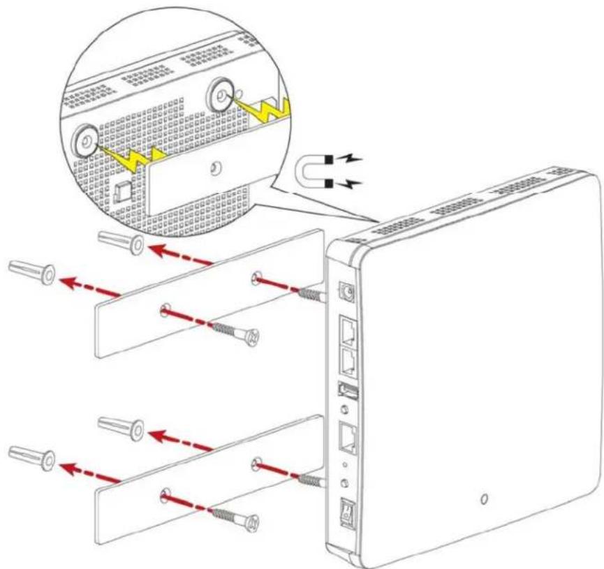 Intellinet AC1750 (525787) - I-6. Magnetic Wall Mount - 1