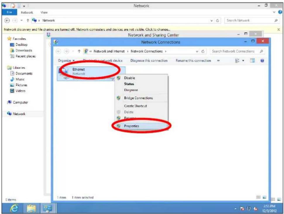 Intellinet AC1750 (525787) - In the window that opens, select "Change adapter settings" from the left side. - 2