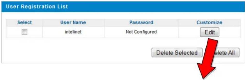 Intellinet AC1750 (525787) - IV-3-4-3. RADIUS Accounts - 2