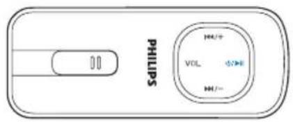 PHILIPS GoGear SA1108 - 打开和关闭 SA11 - 1