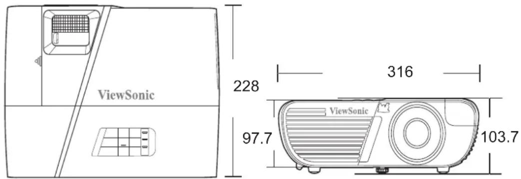 ViewSonic 228 316 97.7 103.7