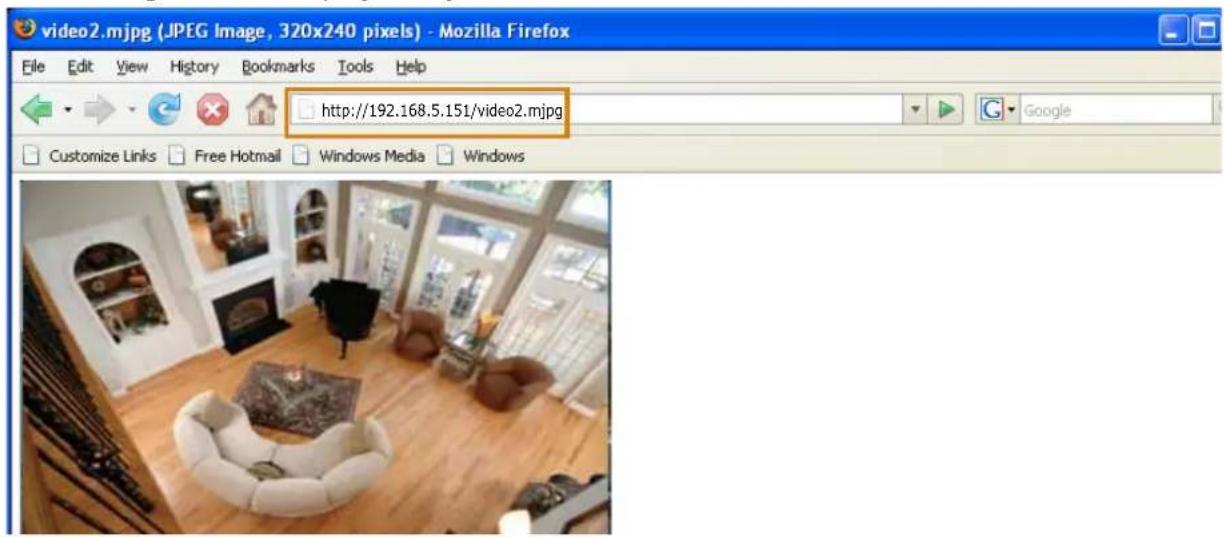 video2.mjpg (JPEG Image, 320x240 pixels) - Mozilla Firefox File Edit View History Bookmarks Tools Help http://192.168.5.151/video2.mjpg Customize Links Free Hotmail Windows Media Windows
