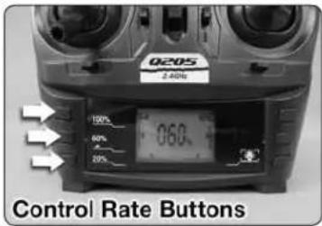 Q205 2.40% 100% 060A Control Rate Buttons