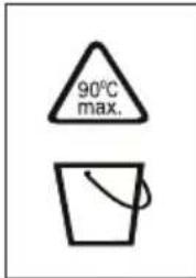 90°C max.
