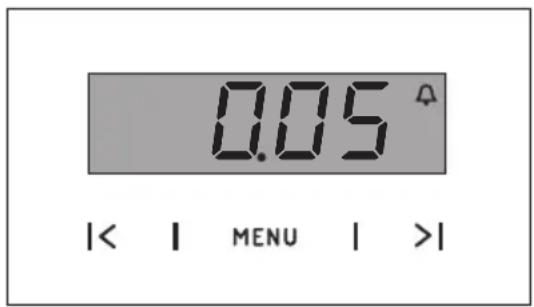 0.05 |< | MENU | >|