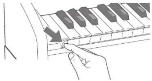 CASIO PX-760BN - Entfernen des Schutzklebebands von der Tastatur - 1