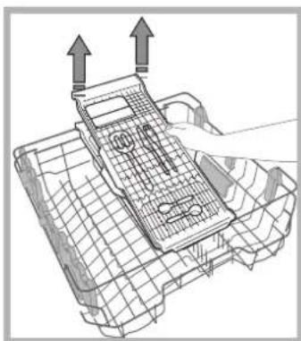 HOTPOINT LTB 4B019 EU - Taca na sztućce\* - 1
